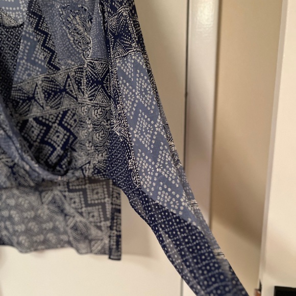 BCBG Faux Wrap Blouse - Picture 6 of 8